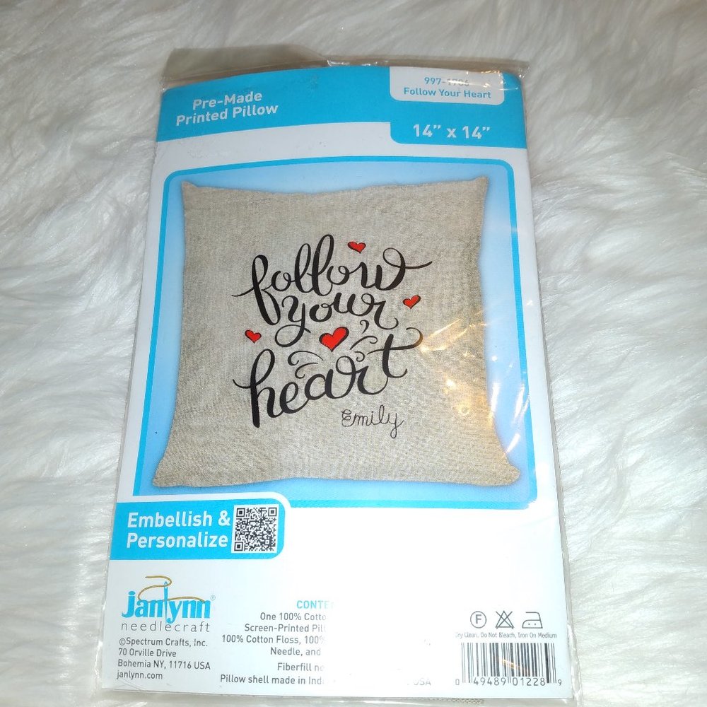 Janlynn needlecraft pillow